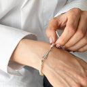 Pulseira Prata Filigrana - Nossa Senhora Fátima