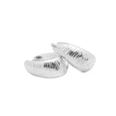 Boucles d'oreilles créoles NICOL en argent sterling 925 (sans description)