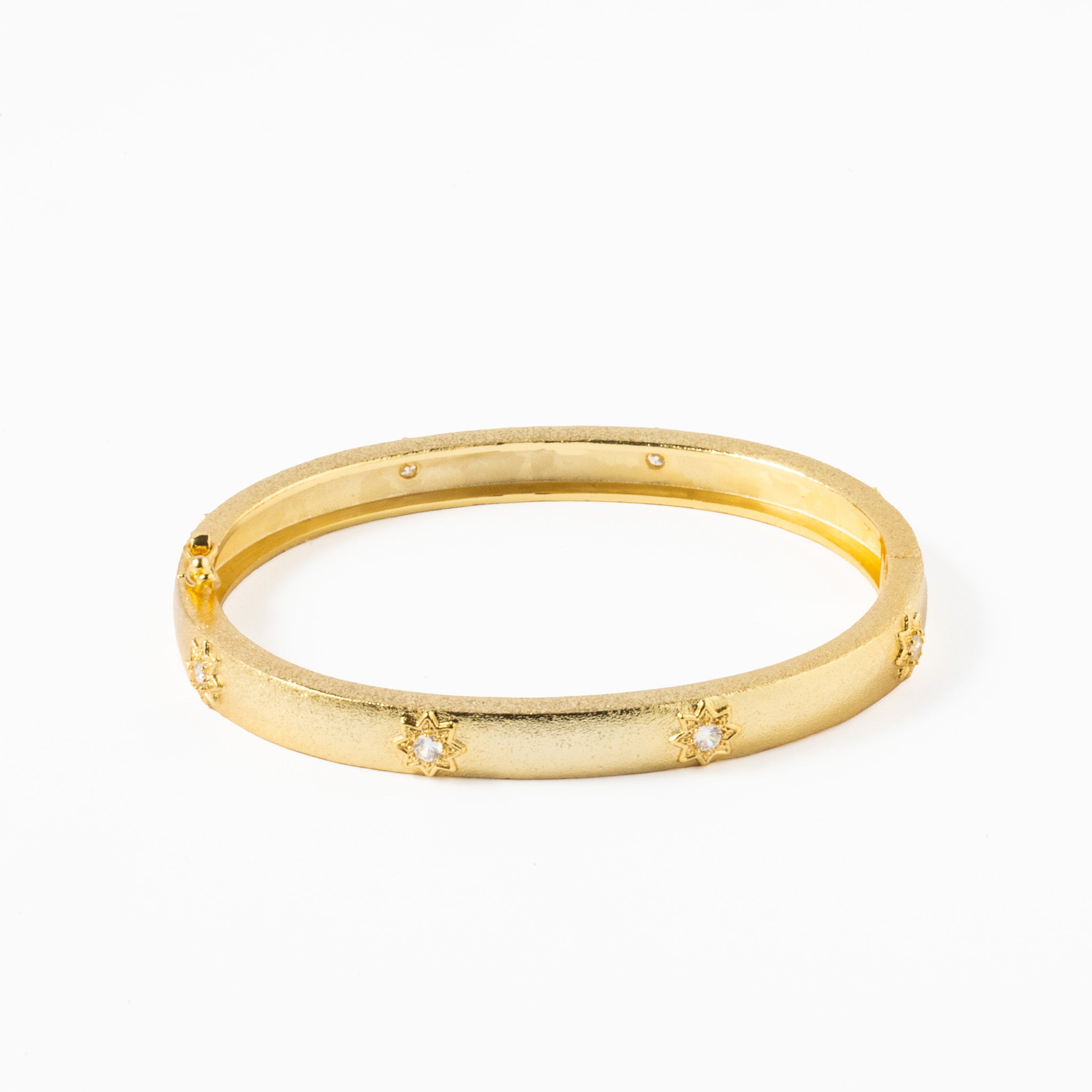 Escrava Latão com Zircónias - COLEÇÃO BRASS