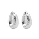 Boucles d'oreilles créoles NICOL en argent sterling 925 (sans description)