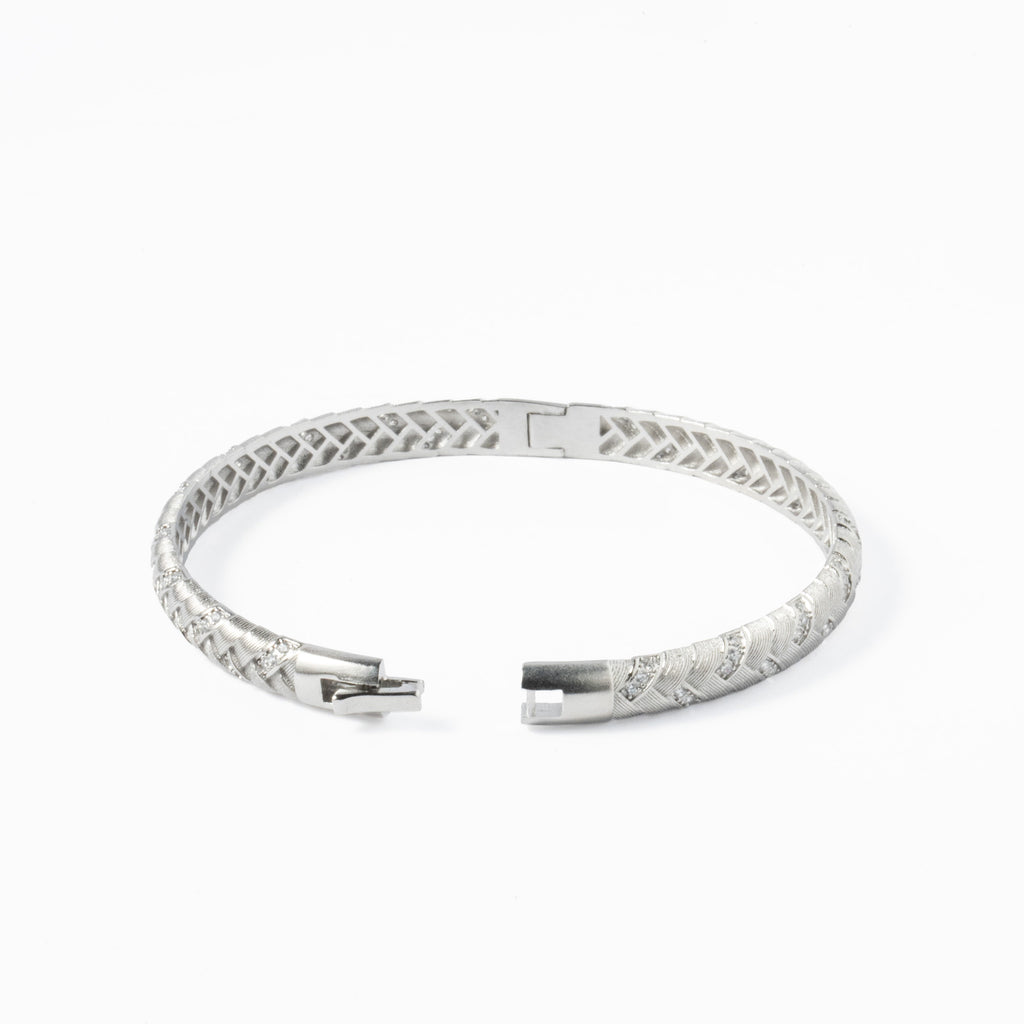 Escrava Latão com Zircônias - COLEÇÃO BRASS