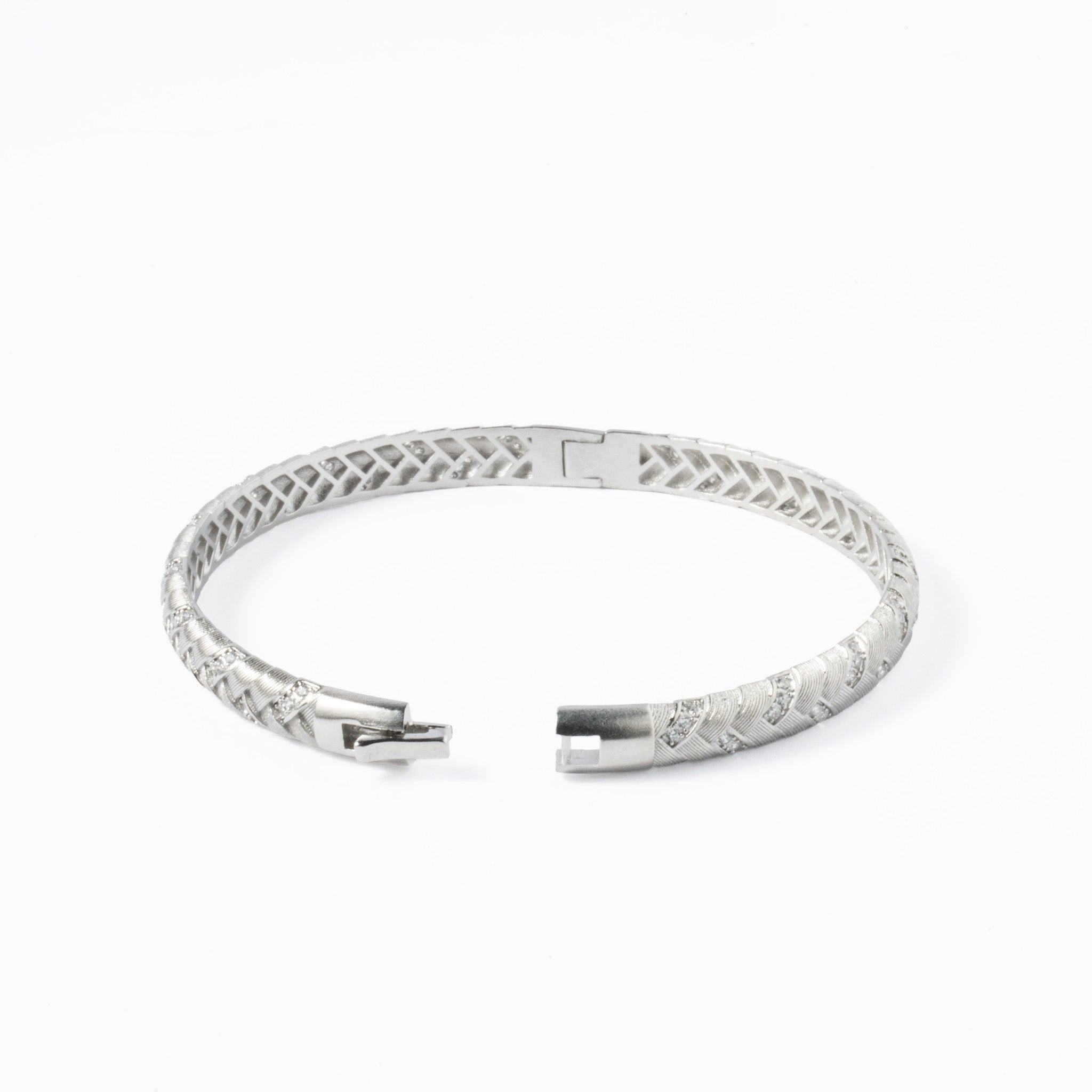 Escrava Latão com Zircônias - COLEÇÃO BRASS