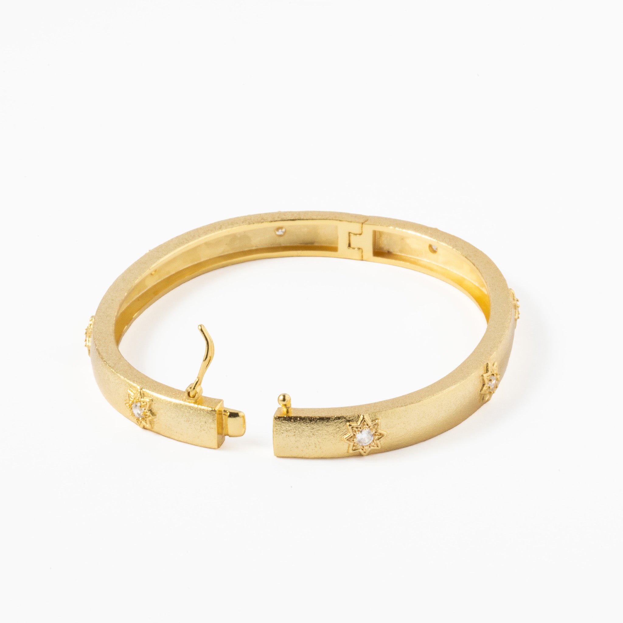 Escrava Latão com Zircónias - COLEÇÃO BRASS