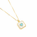 Conjunto Colar e Brincos Prata Dourada