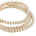 Colar Riviera Classic - Prata 925 Dourada