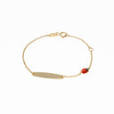 Pulseira em Ouro 9kts - Joaninha