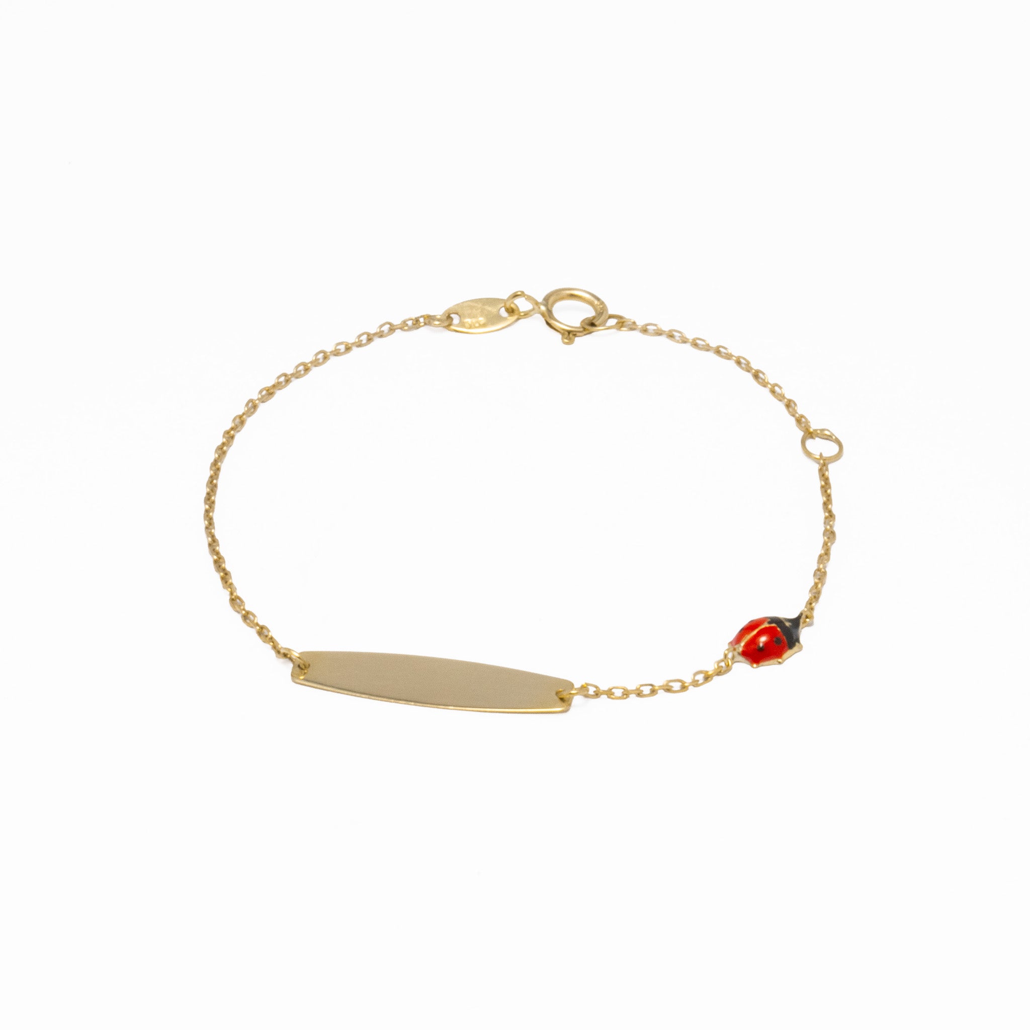 Pulseira em Ouro 9kts - Joaninha