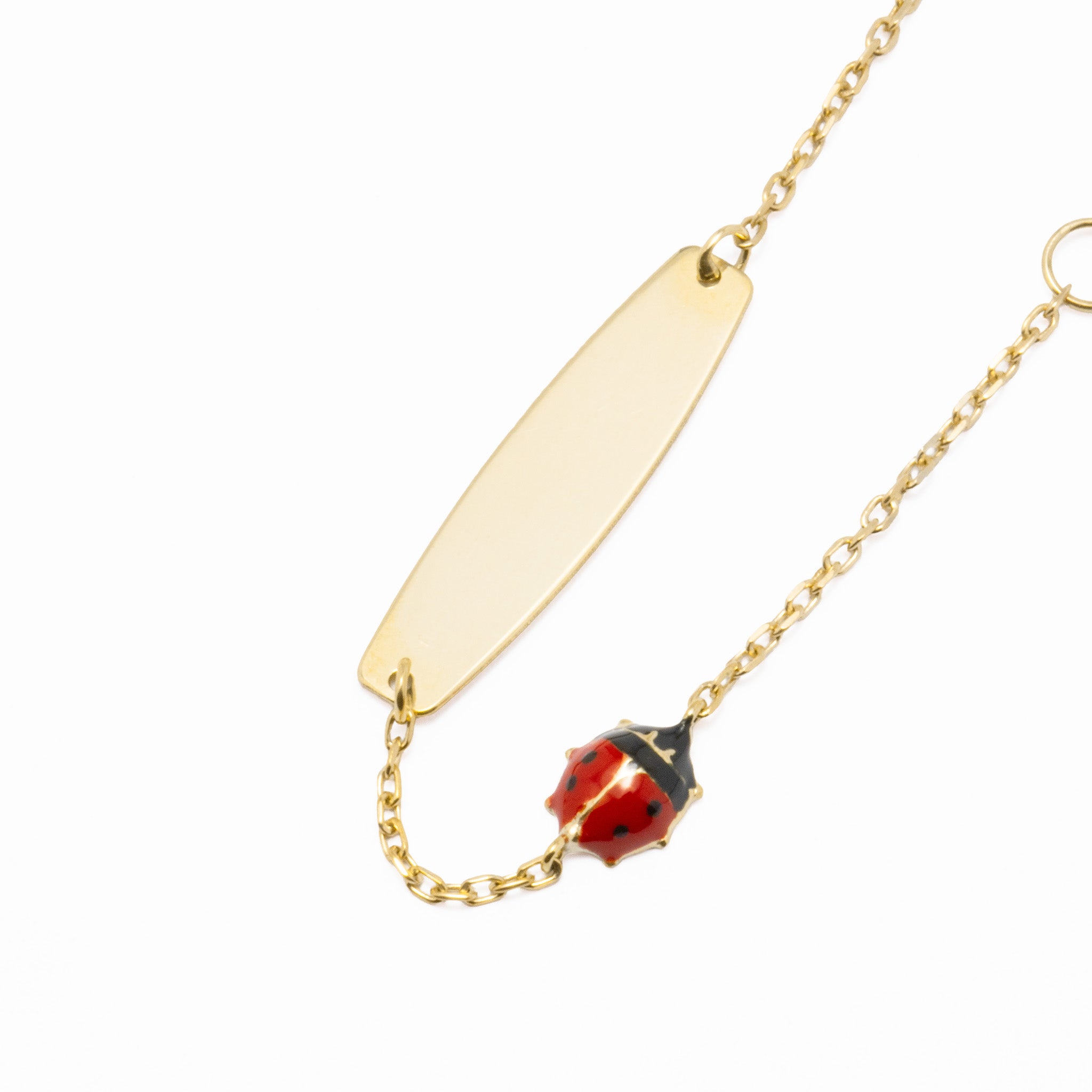 Pulseira em Ouro 9kts - Joaninha