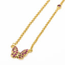 Colar em Prata Dourada - Borboleta - LOLLIPOP