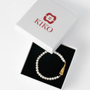 Pulseira Prata Dourada Filigrana - Nossa Senhora de Fátima