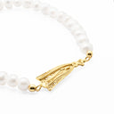 Pulseira Prata Dourada Filigrana - Nossa Senhora de Fátima