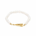 Pulseira Prata Dourada Filigrana - Nossa Senhora de Fátima