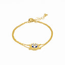 Pulseira Prata Dourada Filigrana - Caramujo