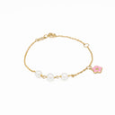 Pulseira Ouro 9kts com Pérolas