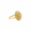 Anel em Prata Dourado - Elegância