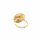Anel em Prata Dourado - Elegância