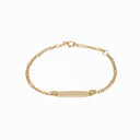 Pulseira em Ouro 9kts com malha 3+1