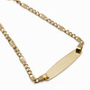 Pulseira em Ouro 9kts com malha 3+1