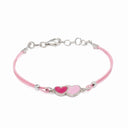 Pulseira em Prata - Corações