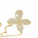 Colar Alba com Zircónias - Prata 925 Dourada