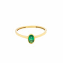 Anel em Ouro 9kts com Zircónia - Coleção Aura