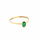Anel em Ouro 9kts com Zircónia - Coleção Aura