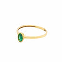 Anel em Ouro 9kts com Zircónia - Coleção Aura