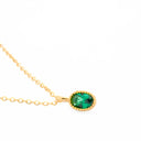 Colar em Ouro 9kts com Zircónia