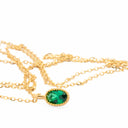 Colar em Ouro 9kts com Zircónia