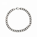 Pulseira Prata com Malha Barbela