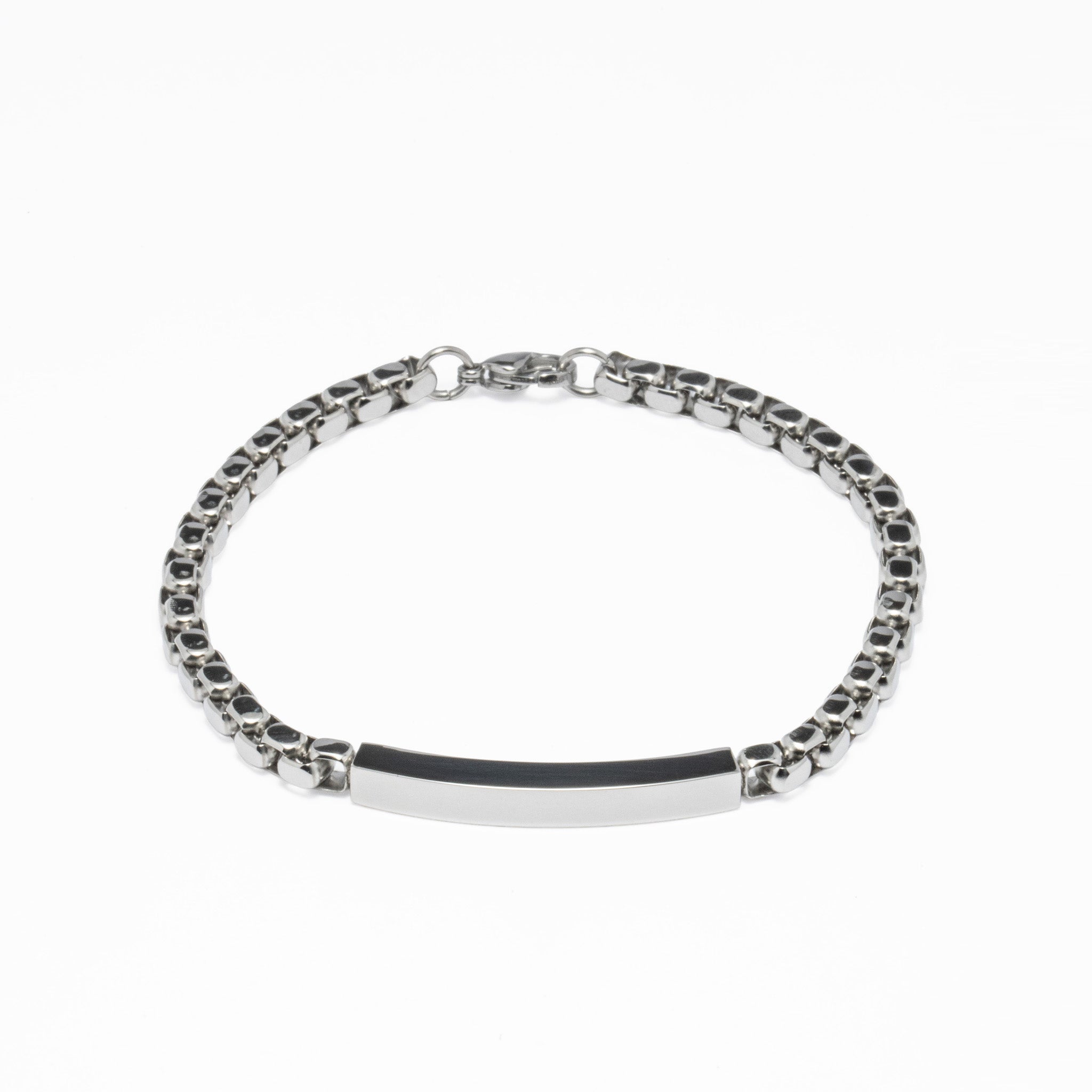 Pulseira Aço com Chapa