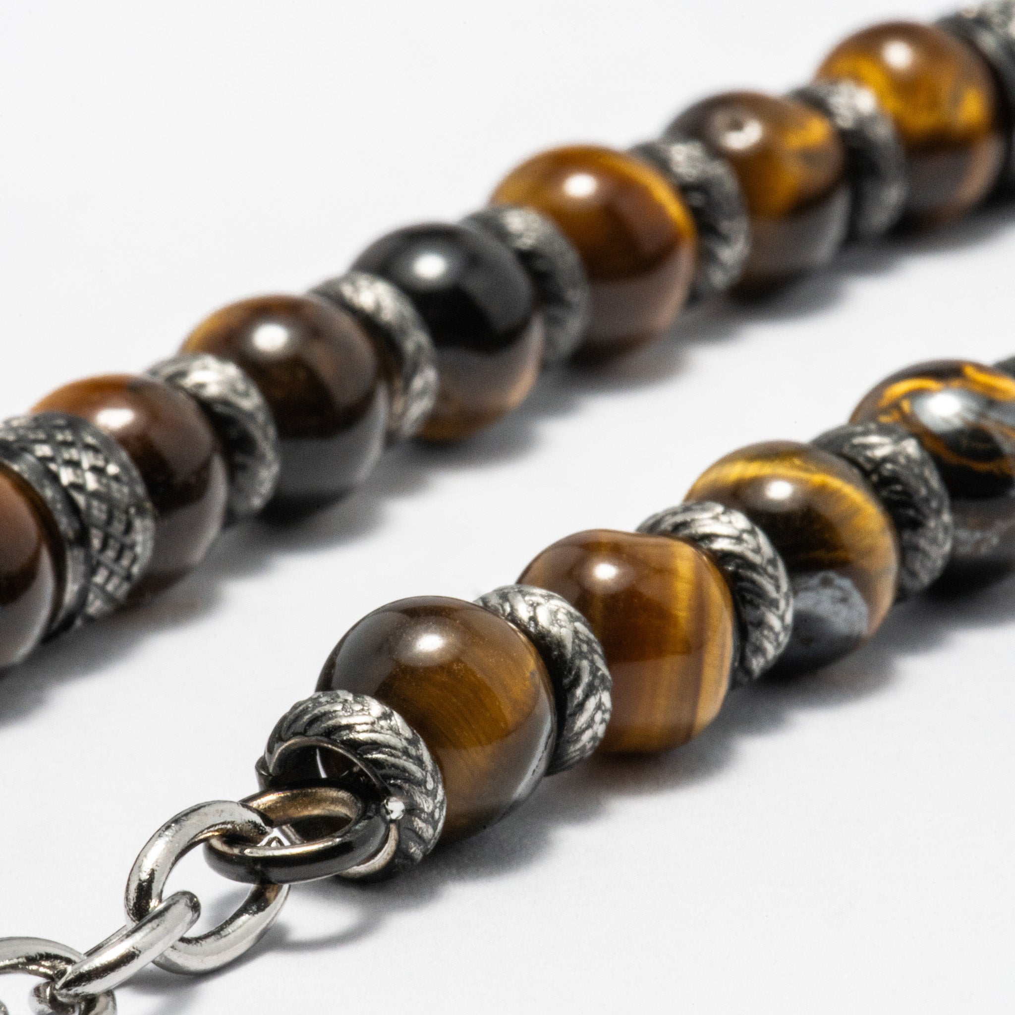 Pulseira Aço com Pedras Ágata