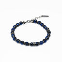 Pulseira Aço com Pedras Ágata