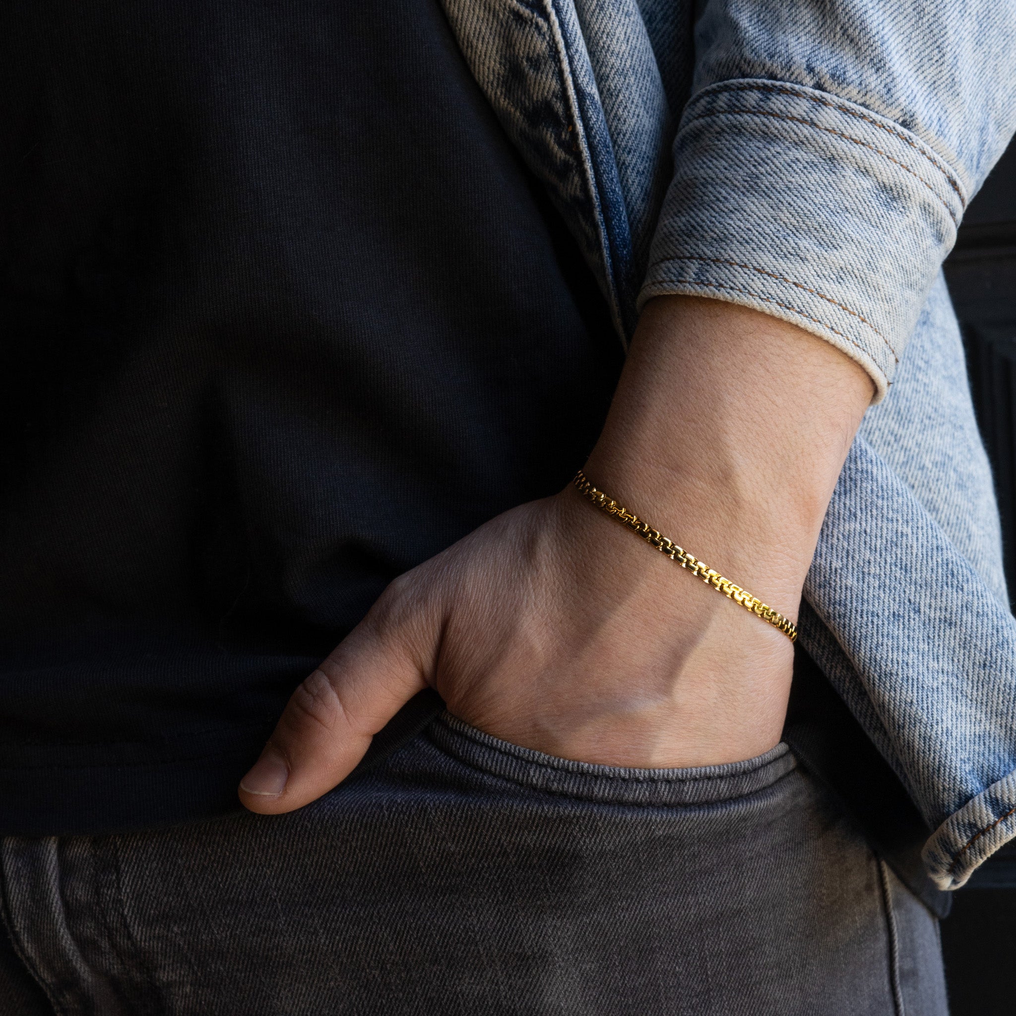 Pulseira Aço Dourado