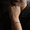 Pulseira Prata com Malha 3+1