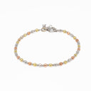 Pulseira em Prata tricolor