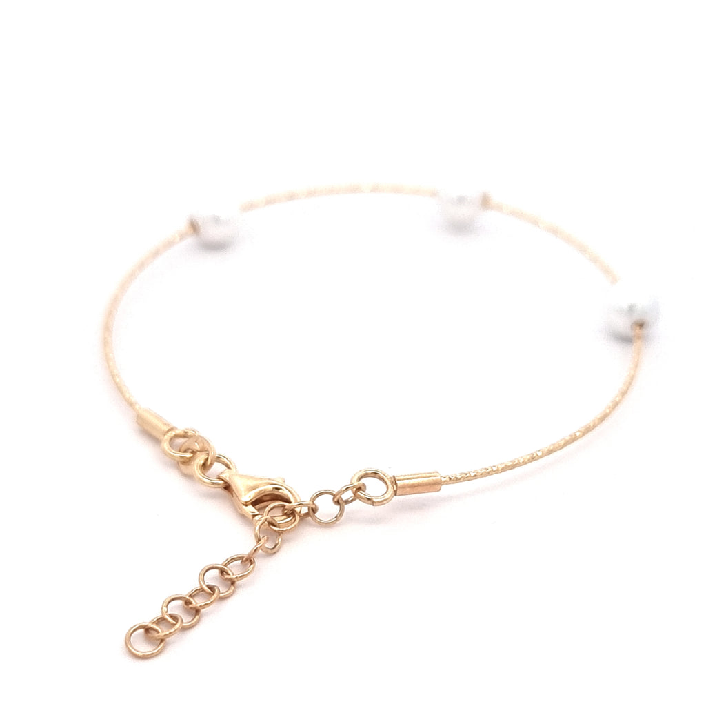 Pulseira Prata Dourada - COLEÇÃO ESSÊNCIA
