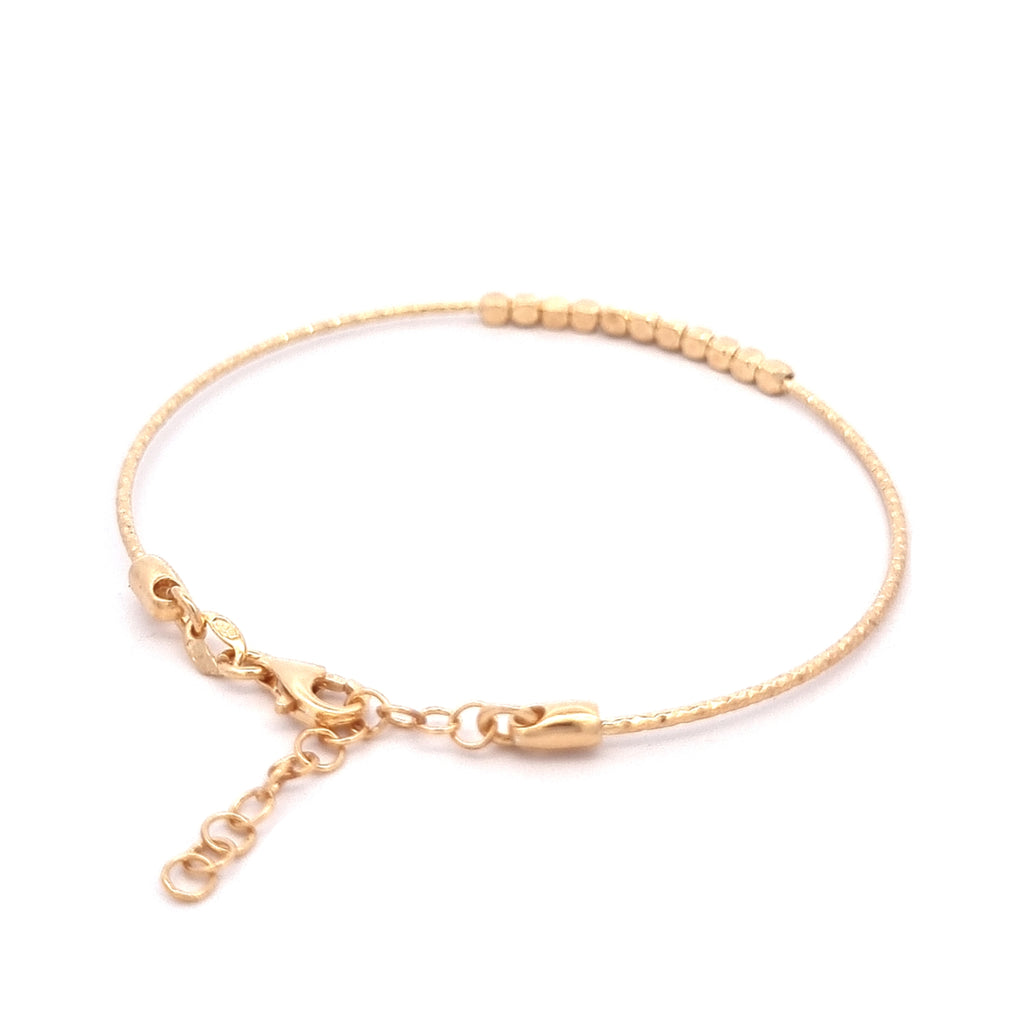 Pulseira Prata Dourada - COLEÇÃO ESSÊNCIA