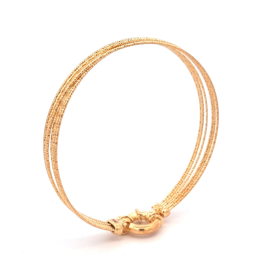 Pulseira Prata Dourada - COLEÇÃO ESSÊNCIA