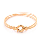 Pulseira Prata Dourada - COLEÇÃO ESSÊNCIA