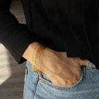 Pulseira Prata Intemporal - COLEÇÃO ESSÊNCIA