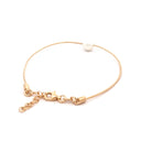 Pulseira Prata Dourada- COLEÇÃO ESSÊNCIA