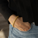 Pulseira Prata Dourada - COLEÇÃO ESSÊNCIA