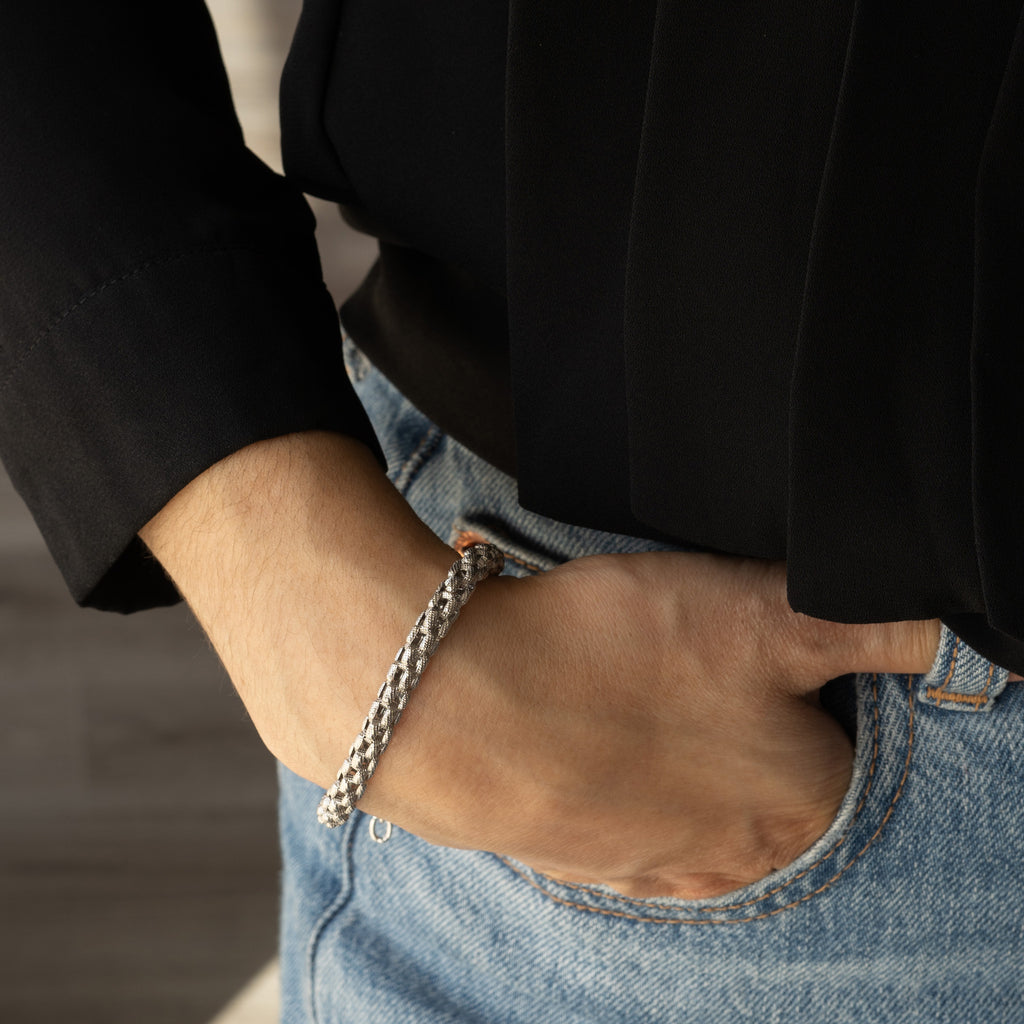 Pulseira Prata - COLEÇÃO ESSÊNCIA