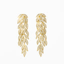 Brincos em Prata Dourada com Zircónias