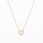 Colar Prata Dourada - Letras