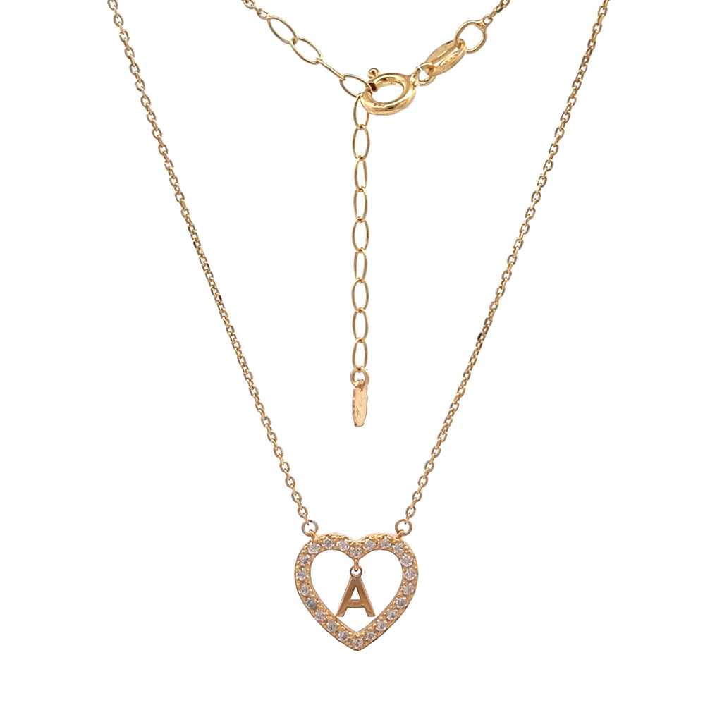 Colar Prata Dourada - Letras