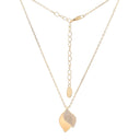 Conjunto Colar e Brincos Prata Dourada com Zircónias