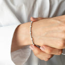 Pulseira em Prata com Pérolas