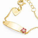 Pulseira em Prata Dourada com Chapa Flor - AGATHA RUIZ DE LA PRADA